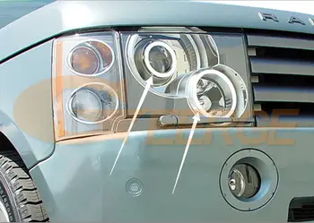 Puikus, Itin ryškių COB led angel eyes halo žiedai Land Rover Range Rover L322 2002 M. 2003 M. 2004 m. 2005 m Xenon Žibintų