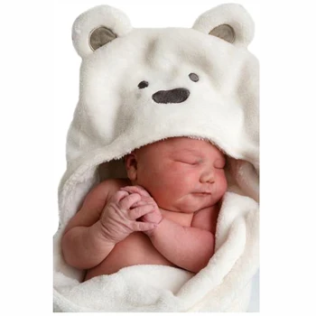 Puikus vilnos kūdikių vonios rankšluostis mielas gyvūnų formos vaikas gobtuvu baby rankšluostis chalatas apsiaustu, kūdikių priėmimas, antklodė, naujagimių paspaudę būti