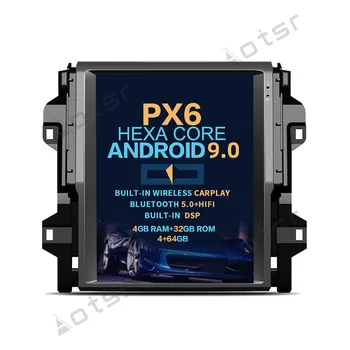 PX6 DSP Carplay Tesla ekraną 4G+128GB Android 9.0 Automobilio Multimedijos Grotuvo TOYOTA FORTUNER 2016 GPS Radijas Auto stereo galvos vienetas