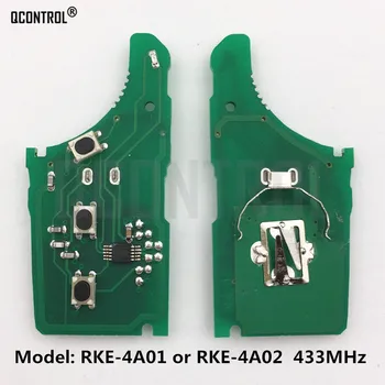 QCONTROL Automobilio Nuotolinio Klavišą Elektroninių Grandinių Valdybos KIA RKE-4A01 ar RKE-4A02 CE 433-ES-TP 433MHz Fob Kontrolės Signalizacijos