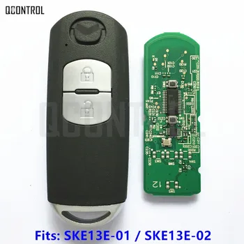 QCONTROL Automobilio Nuotolinio Smart Raktas Tinka MAZDA CX-3 CX-5 Axela Atenza Modelio Nr. SKE13E-01 ar SKE13E-02