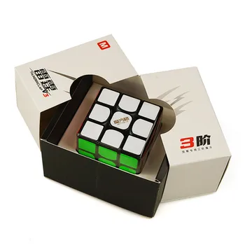 Qiyi kubeliai Grom V3M 3x3x3 Magnetinio magiškasis kubas 3x3x3 greitis kubeliai Įspūdį cubo magico profissional Magnetai game cube žaislai