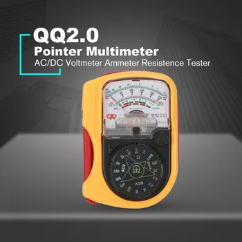 QQ2.0 Ranka laikykite Kišenėje Žymiklį Multimetras Analoginis AC/DC Voltmeter Mechaninė Ammeter Srovė Pasipriešinimo Testeris, Matuoklis