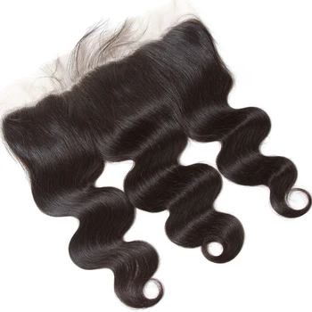 QueenLike Produktai 2 3 4 Peru Kūno Bangų Paketų Su Priekinės Uždarymo Žmogaus Plaukų Ne Remy Nėrinių Priekio Su Ryšuliais