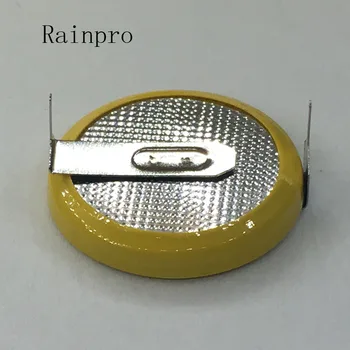 Rainpro 10VNT/DAUG LIR2032 2032 3,6 V mygtuką, baterija įkraunama ličio baterija, su litavimo kojų