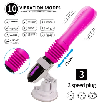 Ranka-Nemokamai Veržlus Dildo Vibratorius, Automatinė G Spot Vibratorius Su Siurbtukas Sekso Žaislas Moterims Seksas Įdomus Analinis Vibratorius Orgazmas