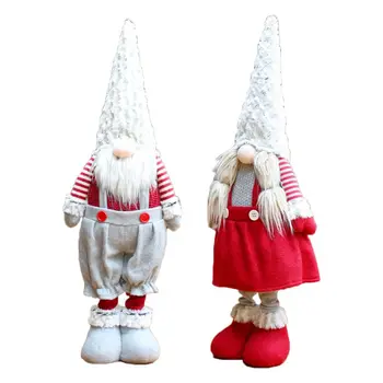 Rankų Darbo Kalėdų Elf Apdaila Bagažo Nuolatinis Švedijos Gnome Tomte Lėlės