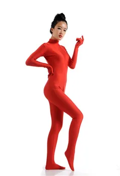 Raudona Gimnastika Unitards Golfo Lycra, Juoda Dancewear ilgomis Rankovėmis Baleto Šokių Unitard Moterų Spandex Visą Bodysuits