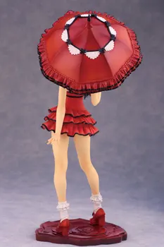 Raudona Suknelė Saber Nero Anime Fate Stay Night Figuras Veiksmų Skaičius, Modelio Surinkimo Žaislai Seksualus Alphamax Likimas Statulėlės Lėlės 24cm