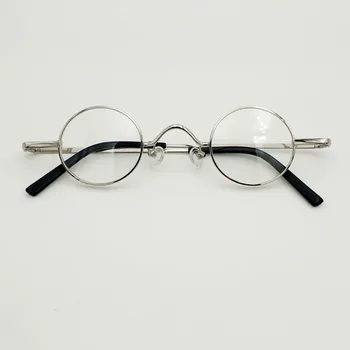 Raundas suaugusiųjų akinius, labai mažų lęšių dydžio, aukso, juodos, dydis-36 mm, vyrų ir moterų trumparegystė optinis recepto skaitymo veidrodis