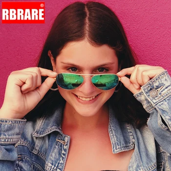 RBRARE 2021 Lydinio Akiniai nuo saulės Moterims/Vyrams Prabangos Prekės ženklo Dizaineris Saulės Akiniai Moterų Derliaus Lauko Vairavimo Kelionės Gafas De Sol Mujer
