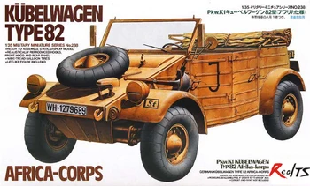 RealTS TAMIYA MODELIS 35238 vokietijos Kbelwagen Tipas 82 Afrika-Korpusas