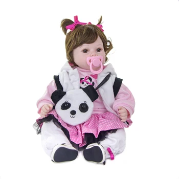 Realus 20 colių Minkšto Silikono Vinilo Reborn Baby Lėlės Imituoti Miela Šypsena Reborn Lėles su Mergina Vaikų KALĖDOS Žaislai