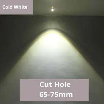 Reguliavimo kampas LED downlight RGB Nuotolinio 3W 6W 9W 12W 15W 18W 24W fono Sienos kristalų Lempos, praėjimų koridoriaus Šviesos šviestuvas