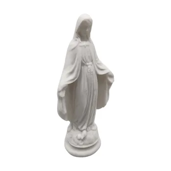 Religinių Apdailos Polyresin Mergelės Marijos Estatua Mergelės Marijos Statulos 14.2 cm Ūgio Panašūs Smiltainis