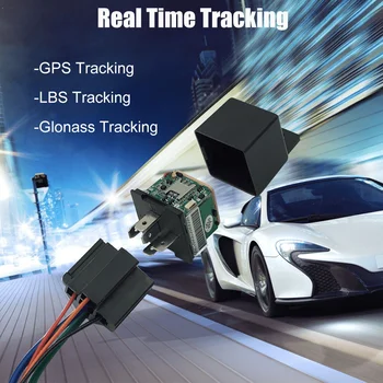 Relė GPS Tracker Automobilių GPS Locator nutraukė Naftos Kuro IK720 Automobilių Seklys Realiu laiku Stebėti Nemokamai APP