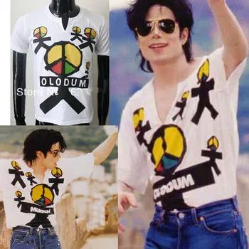 Retas MJ Mados Brazilija Retro Antiwar Michael Jackson OLODUM Medvilnė Tee marškinėliai - Jie Don 't Care About Us