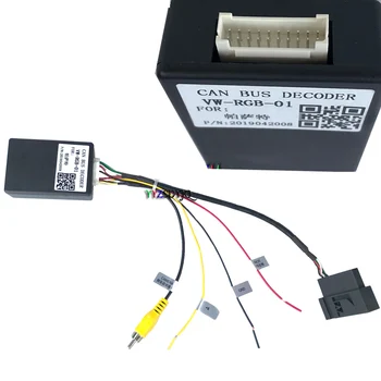 RGB į CVBS (RCA), garso ir vaizdo Signalo Keitiklis Adapteris, skirtas Gamykloje Originalus galinio vaizdo Atgal VW Passat OEM DVD Android