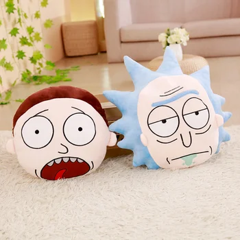 Rick ir Moti sofos pagalvėlių mielas animacinių filmų pagalvę anime žaislas kūdikiui lydintis miego nuraminti lėlės atostogų dovanų Kalėdų dovana