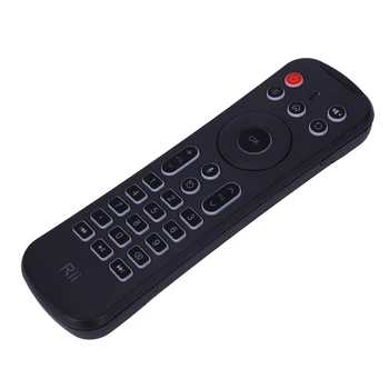 Rii MX6 2.4 G Wireless Keyboard 6 Ašių Giroskopas Oro Pelės dvipusis Multimedia Klaviatūra IR Nuotolinio Valdymo Apšvietimas