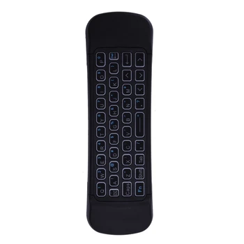Rii MX6 2.4 G Wireless Keyboard 6 Ašių Giroskopas Oro Pelės dvipusis Multimedia Klaviatūra IR Nuotolinio Valdymo Apšvietimas