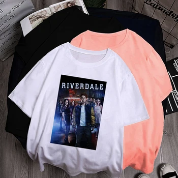 Riverdale Moterų Marškinėliai Atsitiktinis Juokinga Tshirts Atsitiktinis Tee Viršuje Hipster Tumblr Moterų Harajuku Vyrų Marškinėliai Drabužių