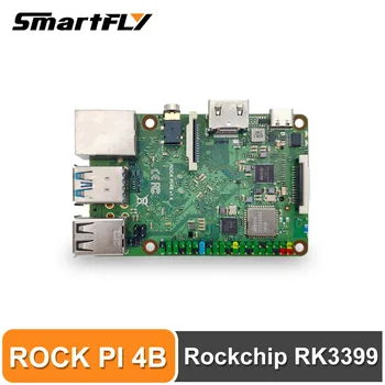 ROKO PI 4B V1.4 su Priedais iRockchip RK3399 Cortex SBC/Single Board Computer Suderinama su Aviečių Pi Ekranas