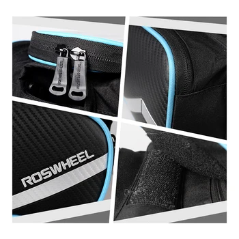 ROSWHEEL 6.2 Colių atsparus vandeniui telefonas jutikliniu ekranu, dviračių krepšiai, priekinis rėmas top tube dviračių maišelį kelių MTB kalnų dviračių accessories
