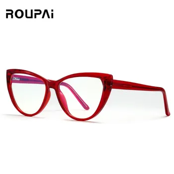 ROUPAI TR90 stabdžių mėlynos šviesos spinduliuotės akinius kompiuterinių žaidimų akinius moterims, blokatorius, blokuoti akiniai ray Akiniai lentes par