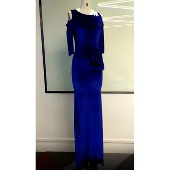Royal Blue Undinė Derliaus Prabanga, Seksualios Moterys Šalis Suknelė Plius Dydis Ilga Suknelė Bodycon Vestuves Vakare Maxi Suknelės