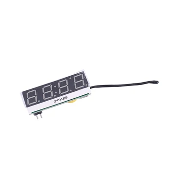 RTC DS1302 Elektroninis Laikrodis Ekrano Modulis 3-IN-1 Realaus Laiko Laikrodis Temperatūros Ekranas Įtampos Stebėti