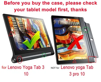 Rubisafe JOGOS Tab 3 10 X50X X50M Padengti Lenovo JOGOS Tab 3 10.1 YT3-X50M YT3-X50f 10.1 