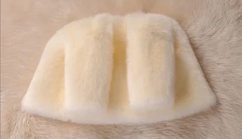 Rudens, Žiemos Mergaitės Dirbtiniais Fox Fur Coat Bamblys Baby Striukė Mergaitėms Viršutiniai drabužiai Paaugliams Sustorėjimas, Šiltas Viršūnes TZ147