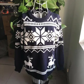 Rudenį Anglija stiliaus Megztinis Vyrams 2020 Mados Elnių megztinis Vyrų Atsitiktinis ilgomis Rankovėmis Slim Megztiniai Megztinis Vyrams Kalėdų megztiniai