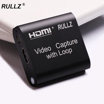 Rullz 4K 1080P USB2.0 USB 2.0 HDMI Video Capture Card Xbox PS4 Žaidimų Įrašymas Lauke Ciklas PC 