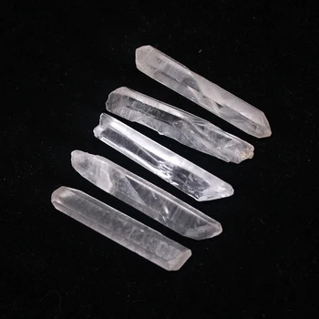 Runyangshi 50g/maišas Natūralios aišku, kvarco singal kristalai lazdelė kvarco gydymo akmens uolienų mineralas pavyzdys energetikos akmuo