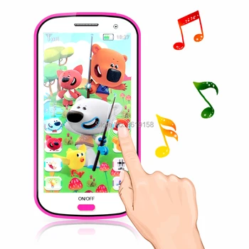 Rusų Kalba 4D Animacinių filmų Tenka Anime Mokymosi Mobiliojo Telefono Žaislas su Šviesos,Įrašyti ir Dainos Istorija Mašina Yphone Kūdikių Žaislas
