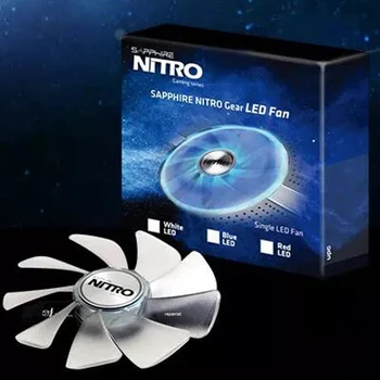RX 580/570 GPU Aušintuvo Pavarų LED ventiliatorius Safyras NITRO RX580 RX570 vaizdo plokštės aušinimo sistema, kaip pakeitimo