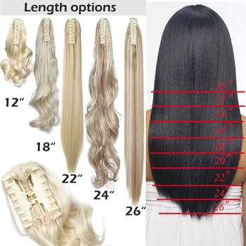 S-noilite 12-26inch Letena Įrašą Apie surišti į arklio Plaukų Pratęsimo Sintetiniai plaukai surišti į uodegą Pratęsimo Plaukų Moterims Ponis Uodegos Plaukų Hairpiece