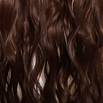 S-noilite ilgi banguoti įrašą plaukų pratęsimo plaukų sintetinių įrašą iš vieno gabalo plaukų natūrali juoda šviesūs, ruda hairpiece moterims