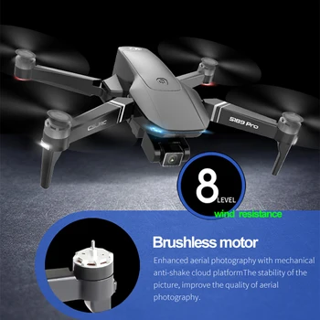 S189 Naujas GPS Drone Su Dual Camera 4K HD Profesinės 1KM Atstumas 25 Min Skrydžio Mtor Brushless RC Quadcopter Dron PK SG906