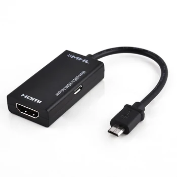 S2 Micro USB 1080P HDMI Adapteris Keitiklis, laido adapteris, skirtas 