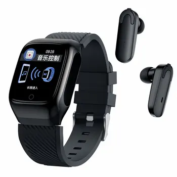 S300 Smart Watch Vyrų Ausinių Su Ausinės, Muzikos BT 5.0 Wireless Touch Kontroliuoti Širdies susitraukimų Vykdyti 
