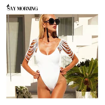 SAKO, RYTAS 2020 Bikini Mujer Kutai trumpomis Rankovėmis Atspausdintas Camisole Moterų Backless Paplūdimio Drabužiai Plaukimo Kostiumas Moterims