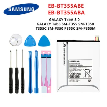 SAMSUNG Originalus Tablet EB-BT355ABE EB-BT355ABA baterijos Samsung Galaxy TabA 8.0 Galaxy Tab5 T355/C T350/P350 P355C/M +Įrankiai