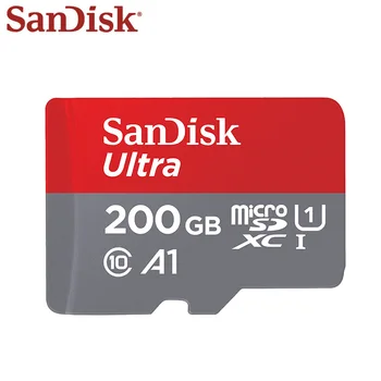 SanDisk Atminties Kortelė 256 GB 200GB SDXC Klasė 10 TF Kortelę 128GB 64GB Max Skaityti Greičio 98M/s 