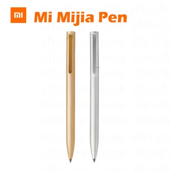 Sandėlyje Xiaomi Mijia Metalo Pasirašyti Pen MI Pen 0,5 mm Pasirašymo Pen PREMEC Sklandžiai Šveicarija Papildymo MiKuni Japonija Rašalo