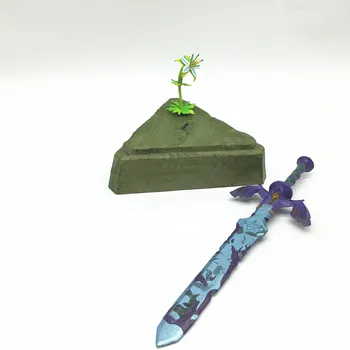 Sandėlyje Zelda Padanges Kardas nuorodą Master Sword Pav Modelio Duomenys Žaislas, Lėlė Dovana 26cm