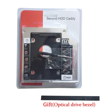 SATA 2-asis Kietasis Diskas HDD SSD Atveju Caddy Adapteris Asus X550C X550B X550V X550D X450C X450(Dovanų Optinis įrenginys bezel )