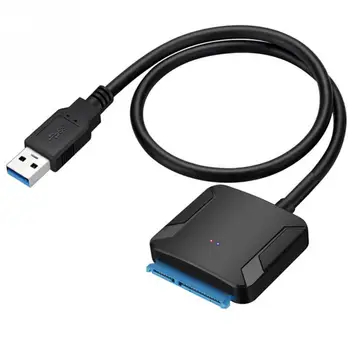 SATA į USB 3.0 2.5/3.5 colių HDD SSD Kietųjų Diskų Keitiklio Kabelį Linijos Adapteris